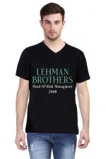 Lehman Brothers V Neck T-Shirt