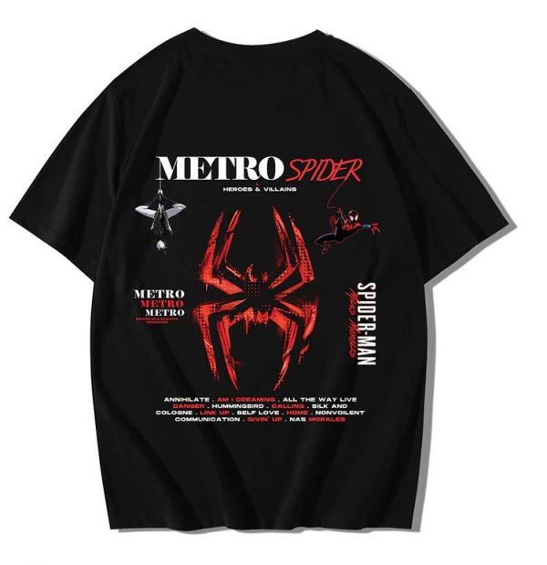 Metro Spider Oversized T-Shirt - Image 2