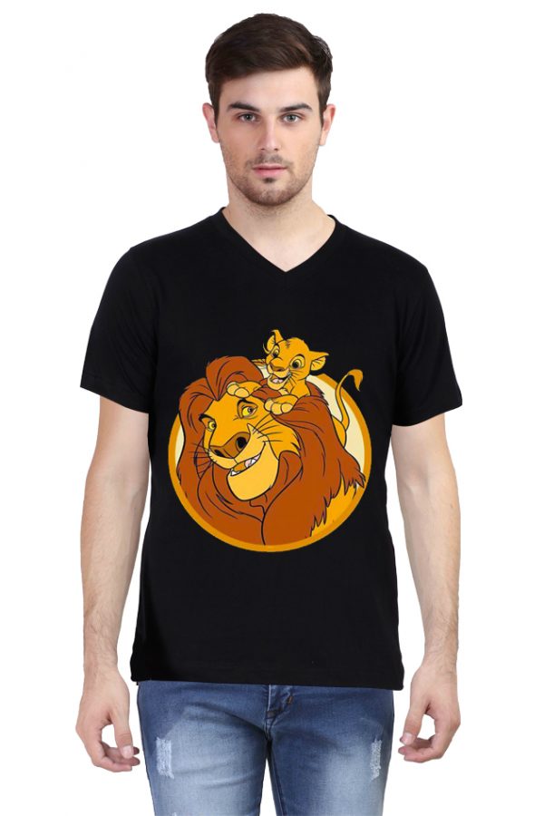 Mufasa The Lion King V Neck T-Shirt