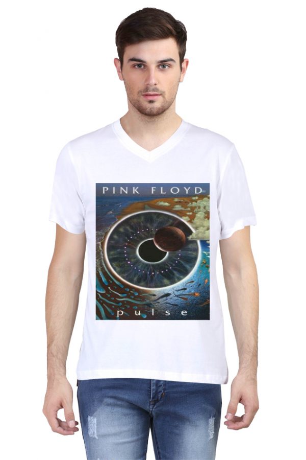 Pink Floyd Pulse V Neck T-Shirt - Image 6