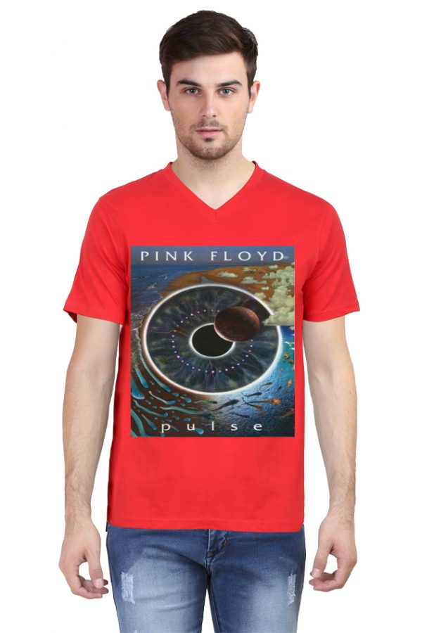 Pink Floyd Pulse V Neck T-Shirt - Image 2