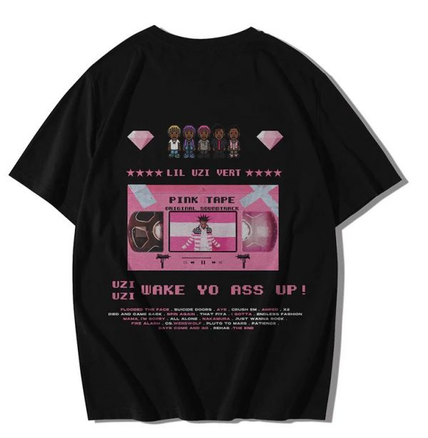 Pink Tape Oversized T-Shirt - Image 2