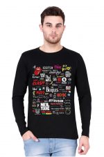 Rock Band Cluster Full Sleeve T-Shirt