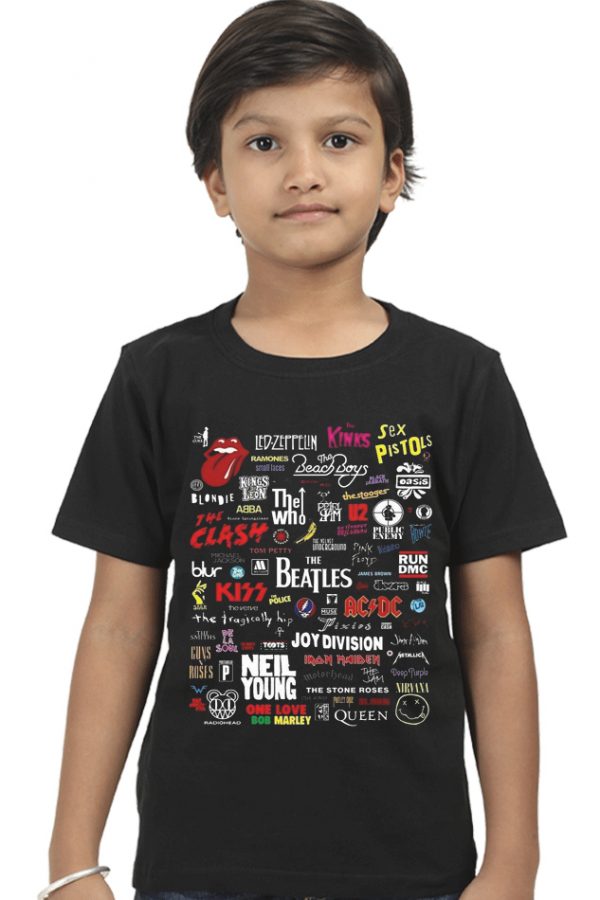 Rock Band Cluster Kids T-Shirt