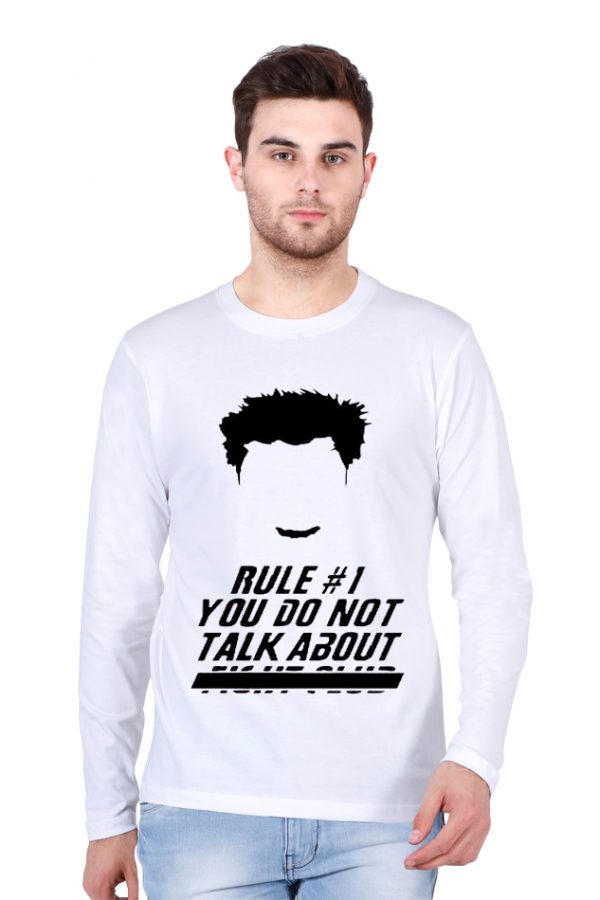 Rule Number 1 We Do Not Talk About Fight Club Full Sleeve T-Shirt