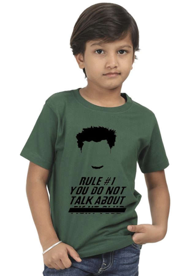 Rule Number 1 We Do Not Talk About Fight Club Kids T-Shirt