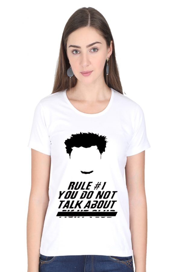 Rule Number 1 We Do Not Talk About Fight Club Women's T-Shirt