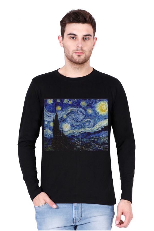 The Starry Night Full Sleeve T-Shirt