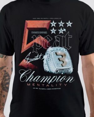 Cbum 5 Peat Champion Mentality T-Shirt