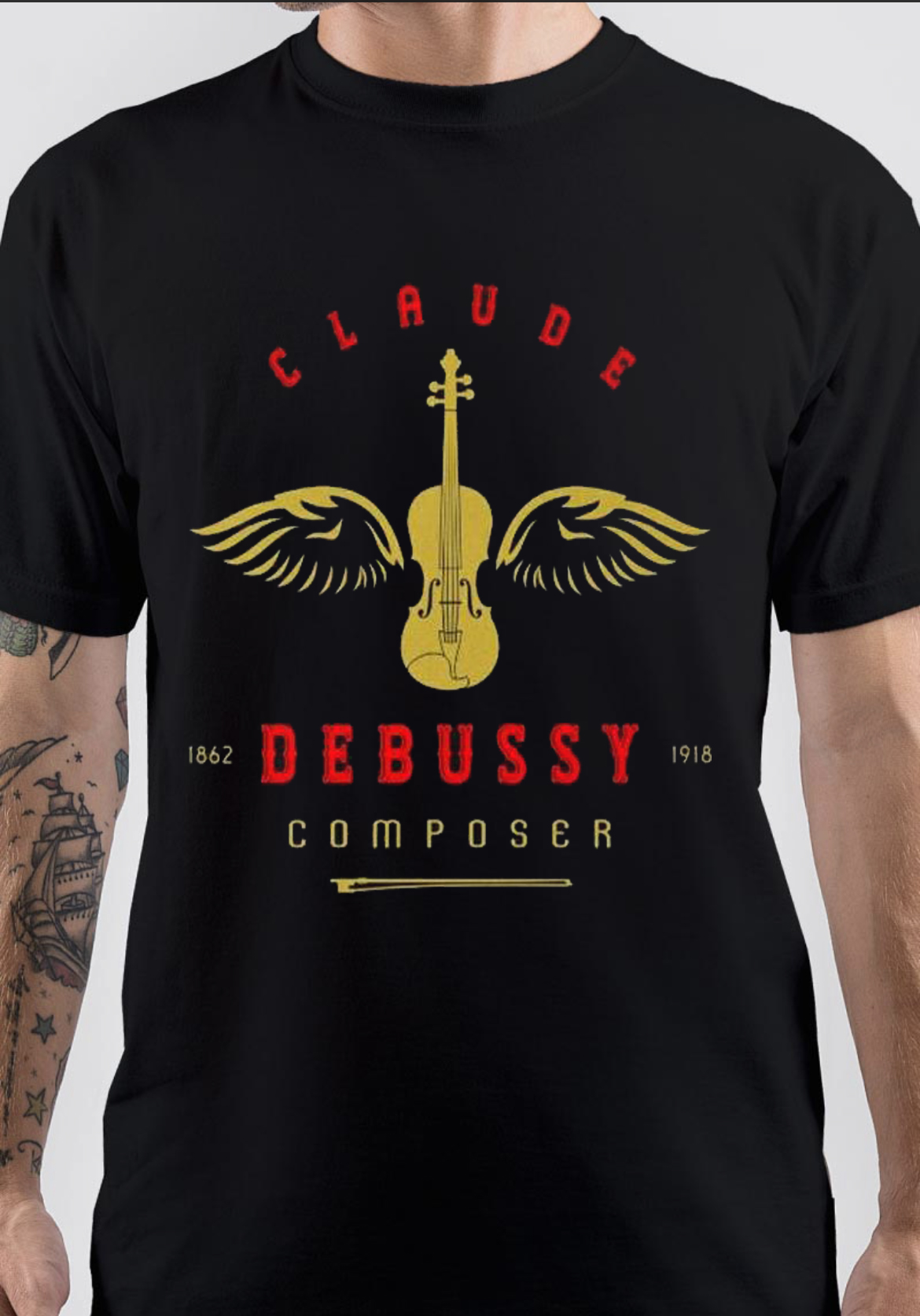 Claude Debussy T-Shirt And Merchandise