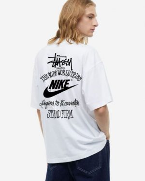 Nike x Stussy The Wide World Tribe Oversized T-Shirt