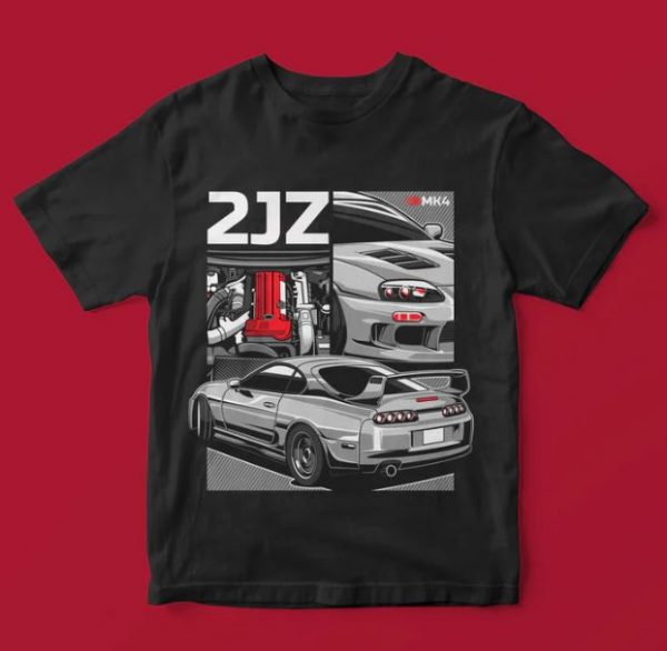 2JZ Engine Supra T-Shirt