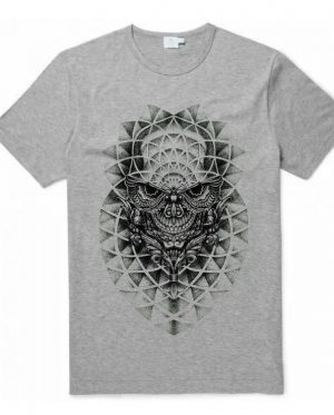 Dot Skull Geometric T-Shirt