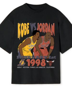 Kobe Vs Jordan Oversized T-Shirt