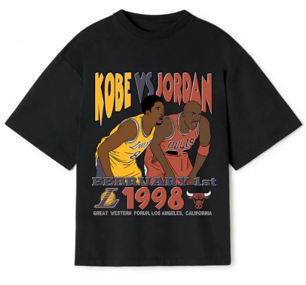 Kobe Vs Jordan Oversized T-Shirt