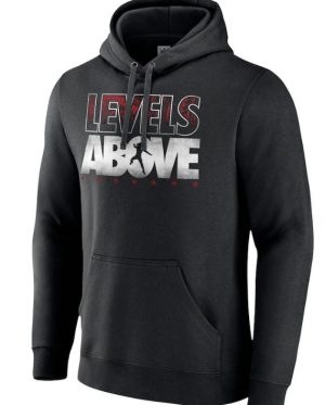 Roman Reigns Levels Above Pullover Hoodie