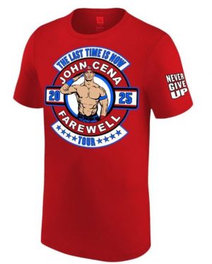 The Last Time Is Now John Cena 2025 Farewell Tour T-Shirt