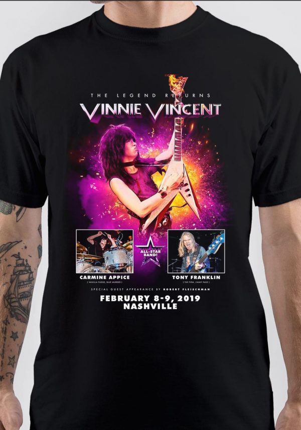 Vinnie Vincent Invasion T-Shirt