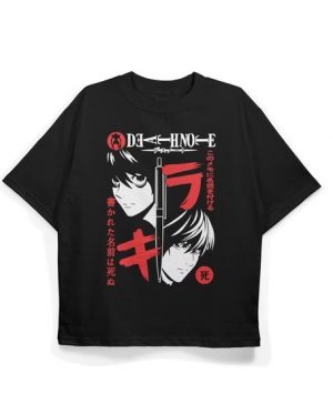 Death Note Light Yagami Oversized T-Shirt