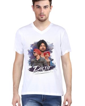 Diljit Dosanjh V Neck T-Shirt