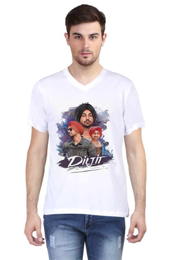 Diljit Dosanjh V Neck T-Shirt