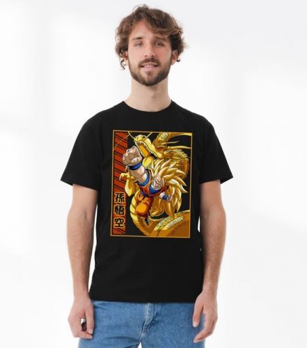 Goku Golden Warrior Ascension - Dragon Ball T-Shirt