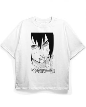 Sasuke Uchiha Minimal Oversized T-Shirt