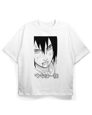 Sasuke Uchiha Minimal Oversized T-Shirt