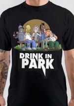 The Simpsons Drink In Park T-Shirt