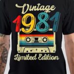 Vintage 1981 Limited Edition T-Shirt