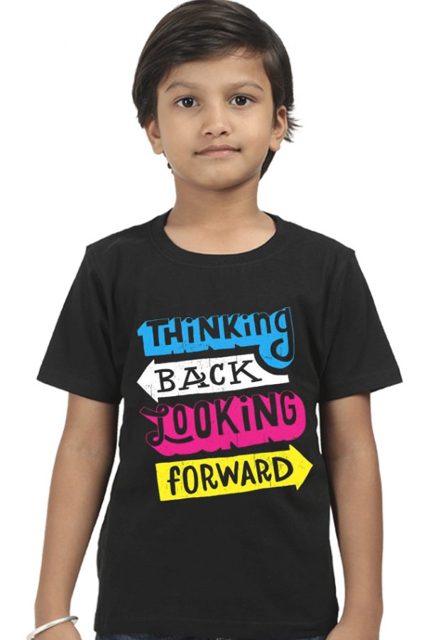 Back And Forward Kids T-Shirt