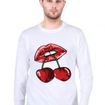 Cherries Labios Full Sleeve T-Shirt