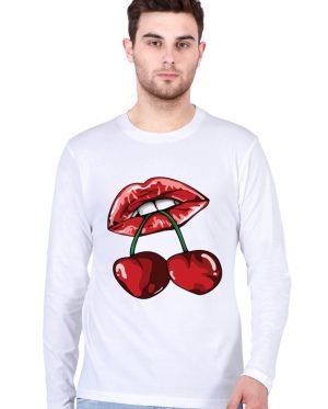 Cherries Labios Full Sleeve T-Shirt