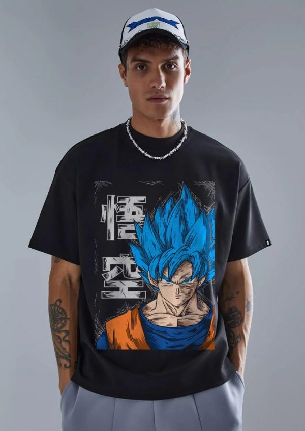 Fighter Goku Oversized T-Shirt