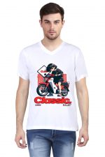 Girl Rider V Neck T-Shirt