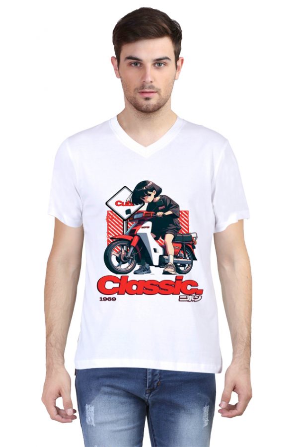 Girl Rider V Neck T-Shirt