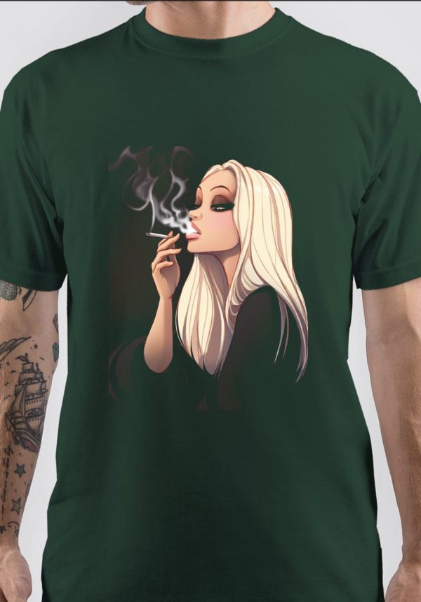 Smoking A Cigarette T-Shirt