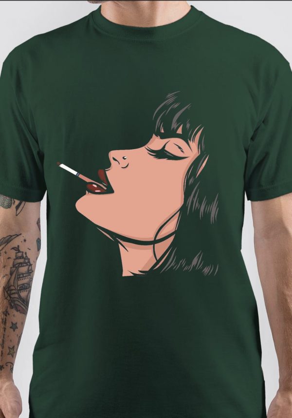 Smoking A Cigarette T-Shirt