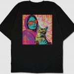 Aesthetic Cat Oversized T-Shirt