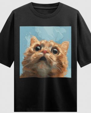 Aesthetic Cat Oversized T-Shirt1