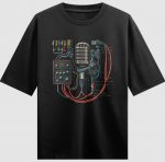 Aesthetic Music Console Oversized T-Shirt