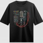 Aesthetic Music Console Oversized T-Shirt