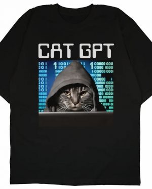 Cat GPT Oversized T-Shirt