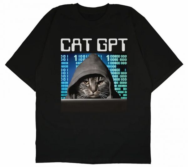 Cat GPT Oversized T-Shirt