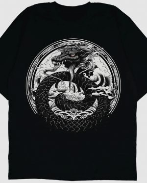 Dragon Snake Oversized T-Shirt