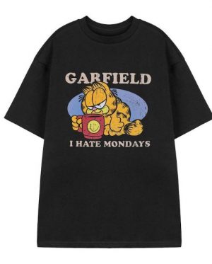 Garfield Hates Mondays Oversized T-Shirt