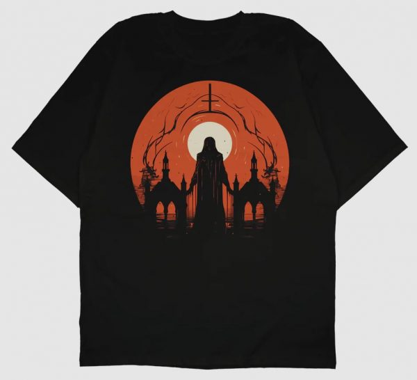 Gothic Cult Oversized T-Shirt