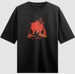 Musical Fire Chest Oversized T-Shirt