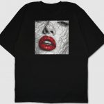 Red Lips Oversized T-Shirt