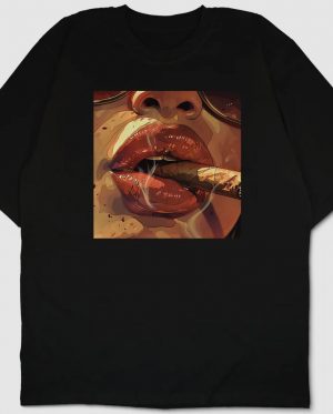 Smoky Lips Oversized T-Shirt